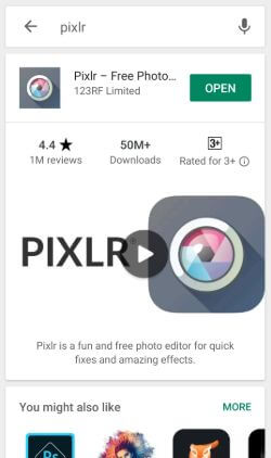 Pixlr App for Android